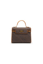 Load image into Gallery viewer, 7809I - Woven Lambskin Top Handle Bag
