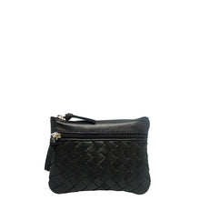 Load image into Gallery viewer, 9353I - Woven Lambskin Key Chain Purse
