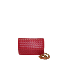 Load image into Gallery viewer, 9606I - Woven Lambskin Crossbody Bag
