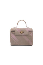 Load image into Gallery viewer, 7809I - Woven Lambskin Top Handle Bag
